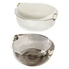 Colander Set 2 in 1 Clear Strainer Set Rice Strainer and Sink Colander, Gadgets