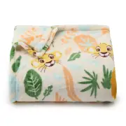 NEW The Lion King Simba Oversized Plush Decorative Throw Blanket 60x72 in. beige