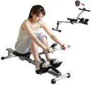 Hydraulic Rower Rowing Machine w/ Adjustable Incline & 12 resistance Cylinder