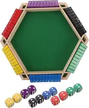COSMEVIVI Variety of Games Single Table: Six Sided Flip Game Table for Ktv Bars Poker Mahjong
