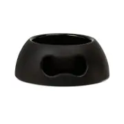 United Pets Pappy Bowl Black (Small) | For Dogs
