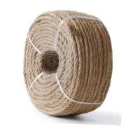 6mm 164 Feet Nature Jute Twine, Jute Rope for Cat Scratching Post DIY Arts