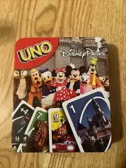 Uno Disney Parks Card Game SEALED Mattel 2019 Mickey Mouse Minnie Goofy Pluto