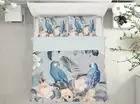3D Flower Branch Parrot 181NA Bed Pillowcases Quilt Cover Duvet Andrea haase Fay