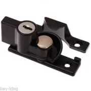 WHITCO Keyed Sash Window Lock- W273317 Black -FREE POST!