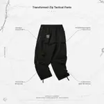 (售出)GOOPI TRANSFORMED-ZIP TACTICAL PANTS - BLACK 2號