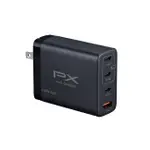 PX PX大通氮化鎵快充USB電源供應器(TYPE-CX3 + TYPE-AX1) PWC-10013B