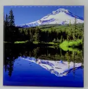 Mount Hood National Park Ceramic Tile Trivet Coaster Travel Souvenir 4" x 4"