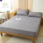 Waterproof Throw Mattress Cover Bed Fitted Sheet Mattress Protector Single/Doubl