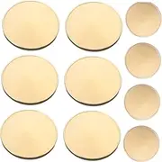 Gadpiparty 10pcs Blank Challenge Coins for DIY Crafts Engraving Blanks for Jewelry Keychains More for Birthdays Collectibles Smooth Surface for Custom Designs
