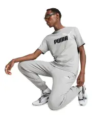[PUMA] Ess 2 Colour No. 1 Logo Tee in Grey