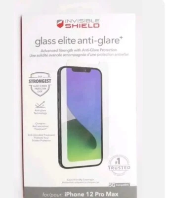 ZAGG Invisible Shield Glass Elite Anti-Glare+ Screen Cover for iPhone 12 Pro Max