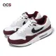 Nike 休閒鞋 Air Max 1 男鞋 女鞋 白 紅 Dark Team Red 氣墊 經典 運動鞋 FD9082-106