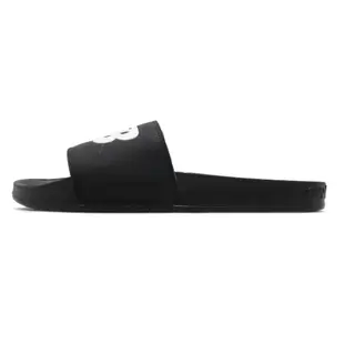 New Balance 男女款拖鞋 情侶百搭休閒鞋 基本款LOGO設計 黑 SMF200B1D Sneakers542