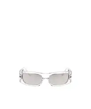 logo lens-insert sunglasses 57 White