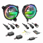 New JP-901RGBKT 9" Premium Chasing LED Headlights Fits select Jeeps