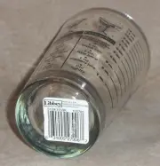 NEW w Label VINTAGE Libbey Glass: Cocktail Bartender Drink Recipe Measurements