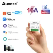Tuya 16A Wifi Smart Life Mini Switch With Metering 1gang Two-way Control Smart H