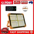 25000LM Portable 336 LED Solar Work Light Camping Flood Light Torch Rechargeable