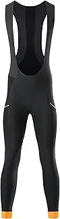 [MY KILOMETRE] Gravel Men Thermal Bib Tights Winter Cycling Bib Pants with Side Pockets
