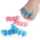 4Pcs Gel Toe Spacers Hammer Toe Bunion Corrector Big Toe Spreaders for Men Women