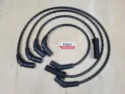 Harley-Davidson 2017-23 Road King m8 Cloth braided spark plug wires Black White