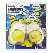 NOVELTY HANDCUFFS METAL from Tates Toyworld