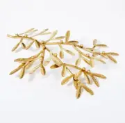 Gold Leaf Tabletop Botanical Object Holiday Wedding Decor Threshold Studio McGee
