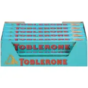 Toblerone Crunchy Almond with Sea Salt Milk Chocolate Bar, 3.52 Ounce, 80 Bars