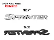 Mercedes Sprinter Self Adhesive Rear Back Sprinter Badge Exterior Signs Decals