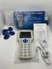 10 Frequency NFC Smart Card Reader Writer RFID Copier Duplicator 125KHz 13.56MHz