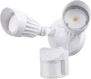 LEONLITE COB LED Security Light, Motion Sensor Flood Lights Outdoor, Aluminum