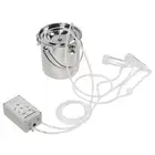 7L Goat Milking Machine Stainless Steel Portable Pulsation Vacuum Pump New
