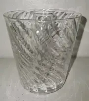 Soffieria Parise Hand Blown Italian Glass Uno Alla Volta Candle Holder Vase- BN!