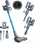 MIUZZY Cordless Vacuum Cleaner, 45Kpa Powerful Suction, 60 Mins Max Runtime and