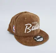 New Era Chicago Bulls Corduroy Script 9FIFTY Snapback Bulls Hat Exclusive NEW