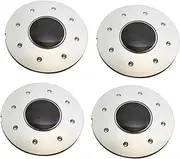 4Pcs 8 Holes Wheel Hub Cover Lova Aveo Sedan 1G Compatible with Chevrolet GM 2002 5491096 96452310 Hub Cover Send Logo
