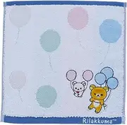 マルシン(Marushin) Marushin Handkerchief, Rilakkuma Girl, Cute Bear, Rirakkuma Character Towel, Mini Towel, Towel Handkerchief, Cotton 6405021700