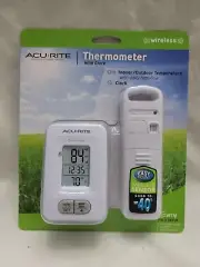 Acurite Wireless Indoor/Outdoor Thermometer with Clock