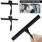 Shower Squeegee 304 Stainless Steel Window Squeegee with Hook Multipurpose BiFAD