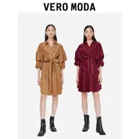 在飛比找ETMall東森購物網優惠-Vero Moda秋冬印花氣質連衣裙