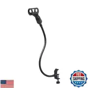 UXELY Microphone Arm Stand, Podium Mic Stand, Adjustable Gooseneck Arm Mic St