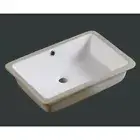New ECT Global Under Mount Basin Bathroom Ceramic Square Vanity Qubi WB 5038B