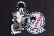 CHECKMATES VF-211 TOMCAT Standing US NAVY Military Patch
