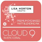 Lisa Horton Crafts Cloud 9 Dye Based Matte Blending Ink Pad-Rustic Coral 5A002DZ