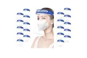20x Safetyware Safety Full Face Shield Mask Clear Protector Anti Fog Cover Bulk