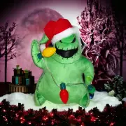 Nightmare Before Christmas Oogie Boogie Animated Plush Doll Dancing Lights 12”