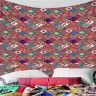 Checkerboard Pattern 3D Wall Hang Cloth Tapestry Fabric Decorations Decor
