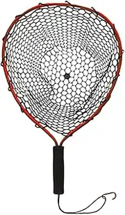 Fishing Net, Aquarium Shrimp Scooper, Multifunctional Portable Catching Net, Lightweight Handle with Fine Mesh, Quick Drying Utility Tool, for Pond, Stream, Saltwater, Outdoor Survival, 300g Blue Red