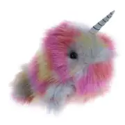NWT! Aurora Luxe Boutique 10" Plush Neptune Rainbow Narwhal
